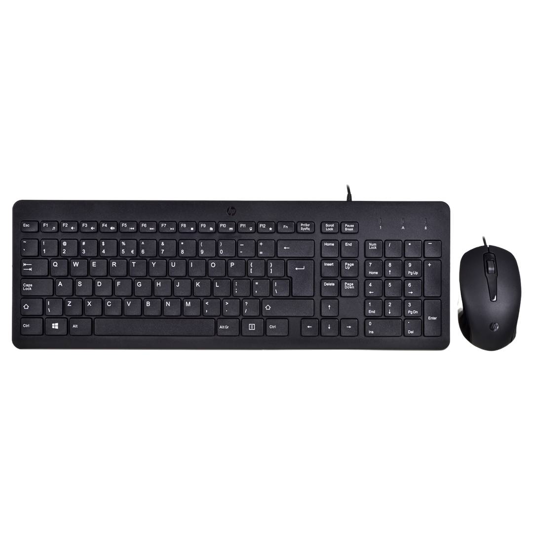HP 150 Wired mouse&Keyboard EMEA-INTL En-0