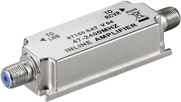 Amplificateur d'antenne Goobay SAT/BK 47 MHz - 2400 MHz - amplificateur à courte portée pour amplifier les signaux