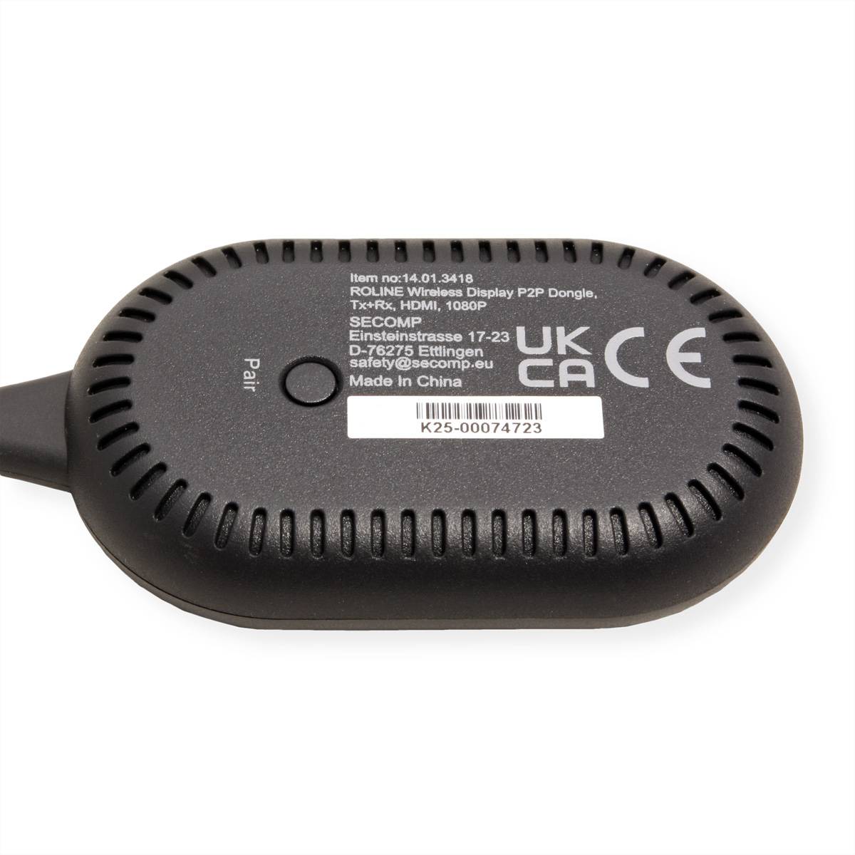 Roline Câble de raccordement USB 2.0 USB-C® mâle, Fiche mâle HDMI-A, USB-A mâle 60 cm noir avec USB 14.01.3418-3