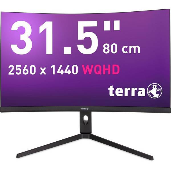 TERRA 3285W, 80 cm (31.5"), 2560 x 1440 pixels, Wide Quad HD, LCD, 1 ms, Noir