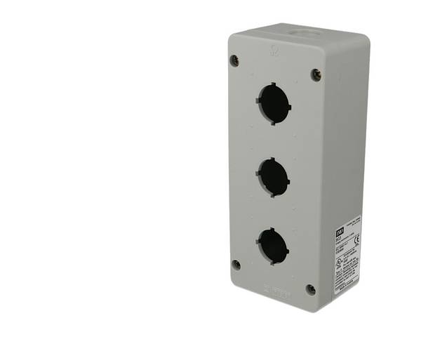 Boîtier trois positions, pour boutonnerie IMO Ø22mm - BG3