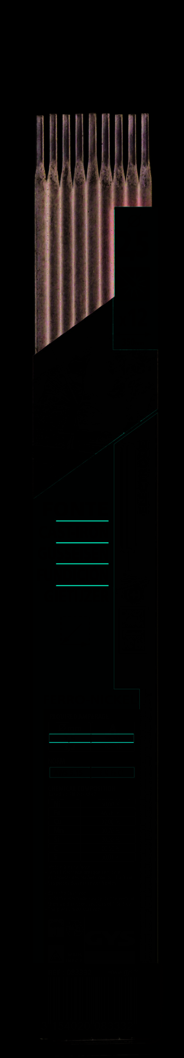 électrodes Gys Fonte 2.5mm Soudage Haute Qualité De La Fonte - Gys