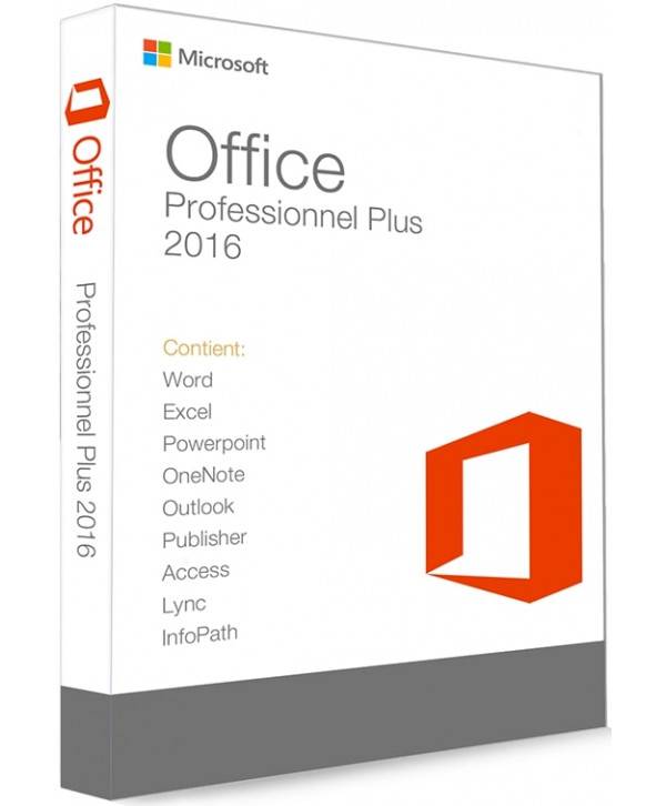 Microsoft Office 2016 Professionnel Plus (Pro Plus) - Clé licence à télécharger - Livraison rapide 7/7j