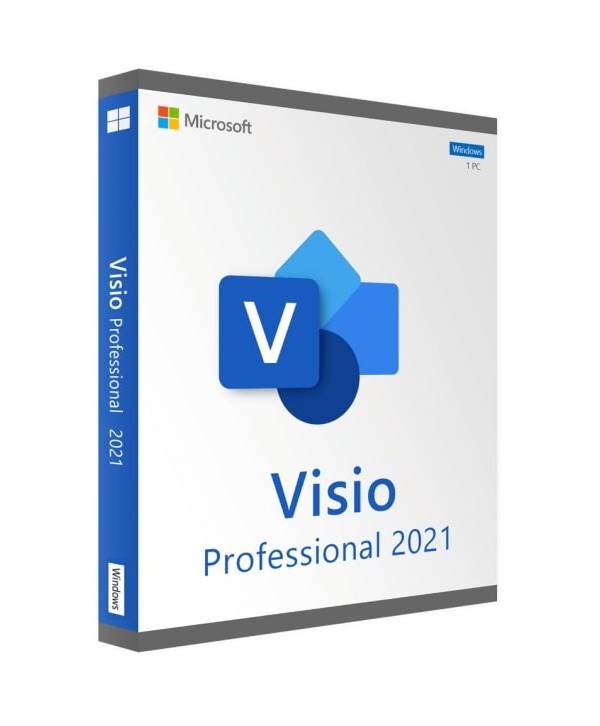 Microsoft Visio 2021 Professionnel - Clé licence à télécharger - Livraison rapide 7/7j