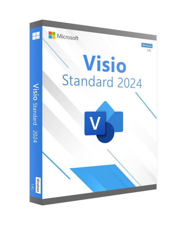 Microsoft Visio 2024 Standard (bind) - Clé licence à télécharger - Livraison rapide 7/7j