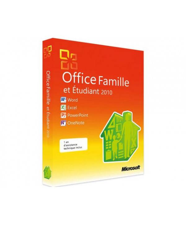 Microsoft Office 2010 Famille et Etudiant (Home & Student) - Clé licence à télécharger - Livraison rapide 7/7j