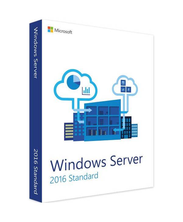 Microsoft Windows Server 2016 Standard (16 Core) - Clé licence à télécharger - Livraison rapide 7/7j