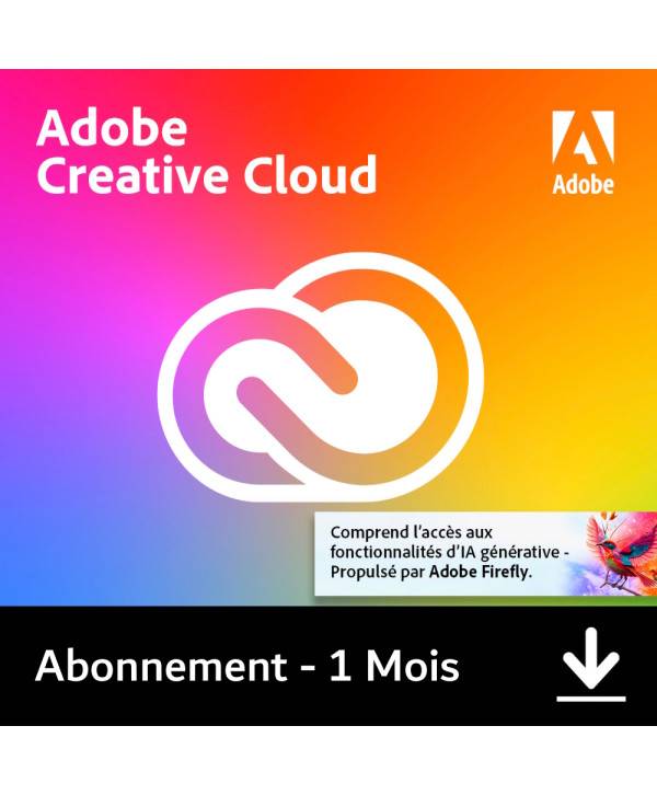 Adobe Creative Cloud (CC) Pro - 1 mois - Licence à télécharger - Livraison rapide 7/7j-0