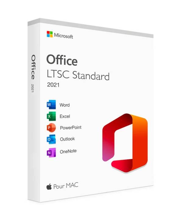 Microsoft Office 2021 LTSC Standard pour Mac - Licence à télécharger - Livraison rapide 7/7j