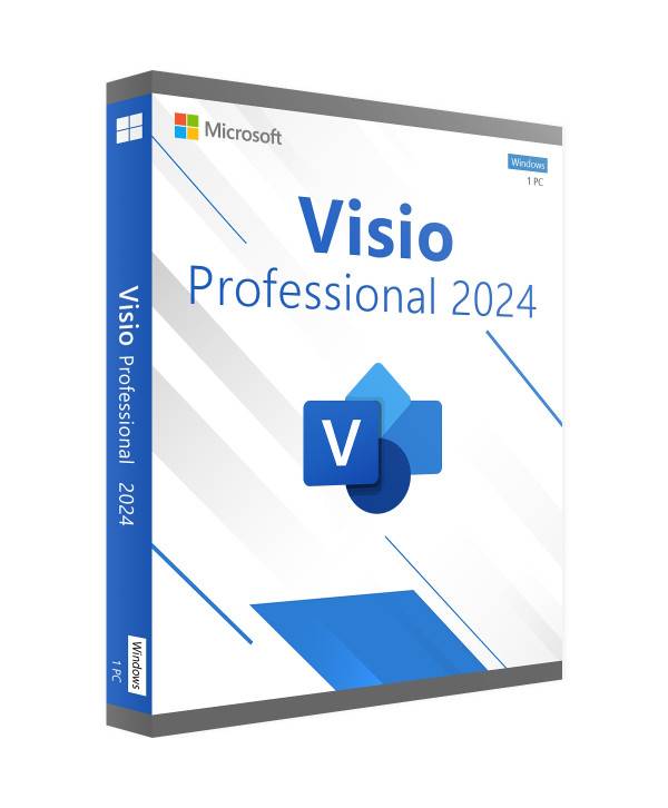 Microsoft Visio 2024 Professionnel (bind) - Licence à télécharger - Livraison rapide 7/7j-0