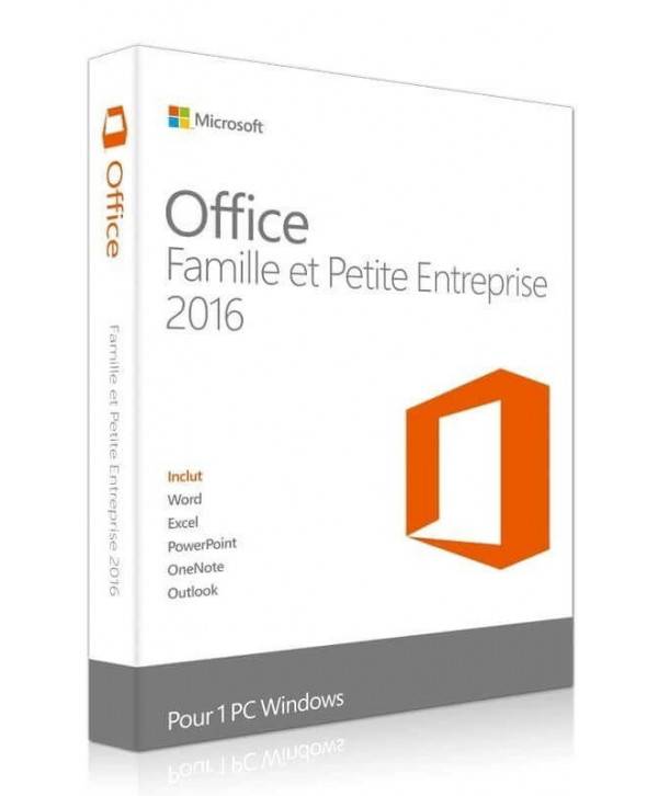 Microsoft Office 2016 Famille et Petite Entreprise (Home & Business) - Clé licence à télécharger - Livraison rapide 7/7j