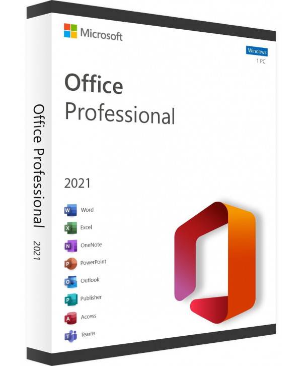Microsoft Office 2021 Professionnel (Pro) - Clé licence à télécharger - Livraison rapide 7/7j