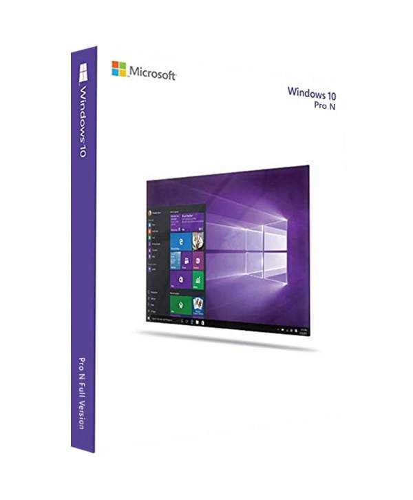 Microsoft Windows 10 Professionnel N (Pro N) - 32 / 64 bits - Clé licence à télécharger - Livraison rapide 7/7j-0