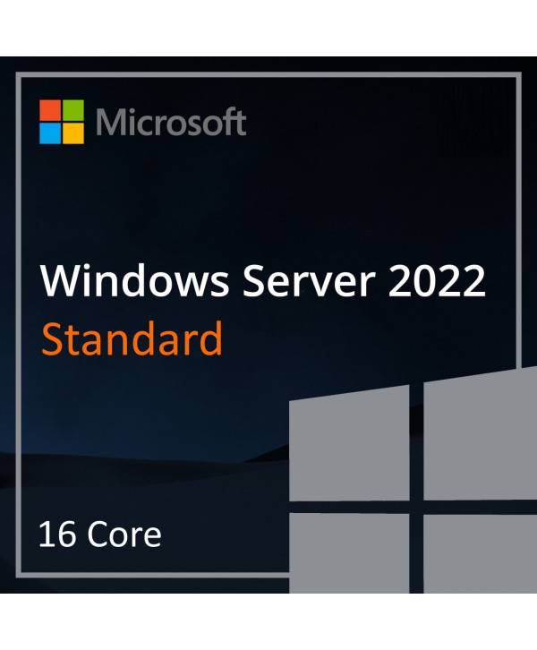 Microsoft Windows Server 2022 Standard (16 Core) - Clé licence à télécharger - Livraison rapide 7/7j