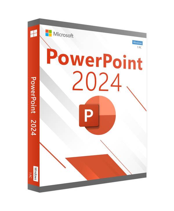 Microsoft PowerPoint 2024 - Clé licence à télécharger - Livraison rapide 7/7j