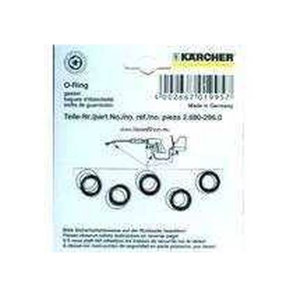 Pochette de 5 joints de lance,flexible et buse haute pression - KARCHER - Raccords