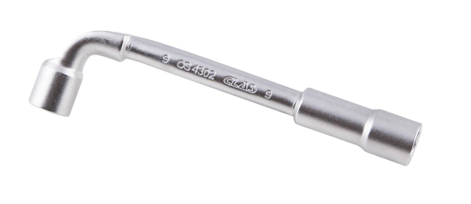 Clé à pipe 6 pans 9mm CrV - OS 4302 - CLAS Equipements-0