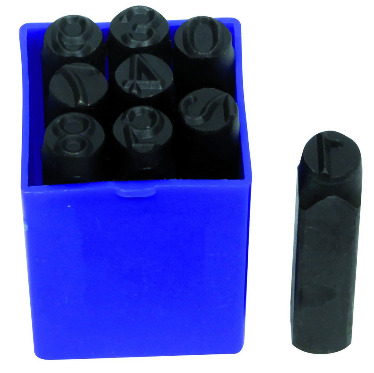 Coffret 9pcs chiffres à frapper DIN 10mm de 0 à 8 - EG 5031 - CLAS Equipements-0