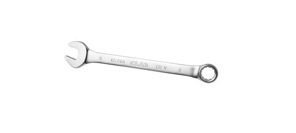 Clé mixte 9mm 12 pans CrV DIN ISO 3113 - OS 4104 - CLAS Equipements