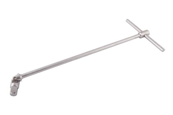 Clé longue articulée en T 6 pans 1/2" L. 412 mm CrV - OS 0057 - CLAS Equipements