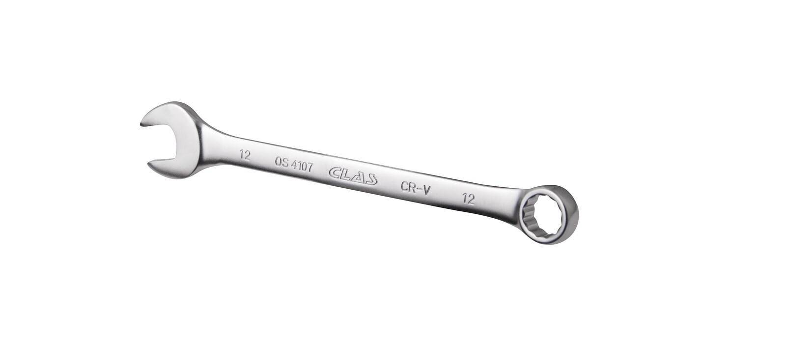 Clé mixte 12mm 12 pans CrV DIN ISO 3113 - OS 4107 - CLAS Equipements-0