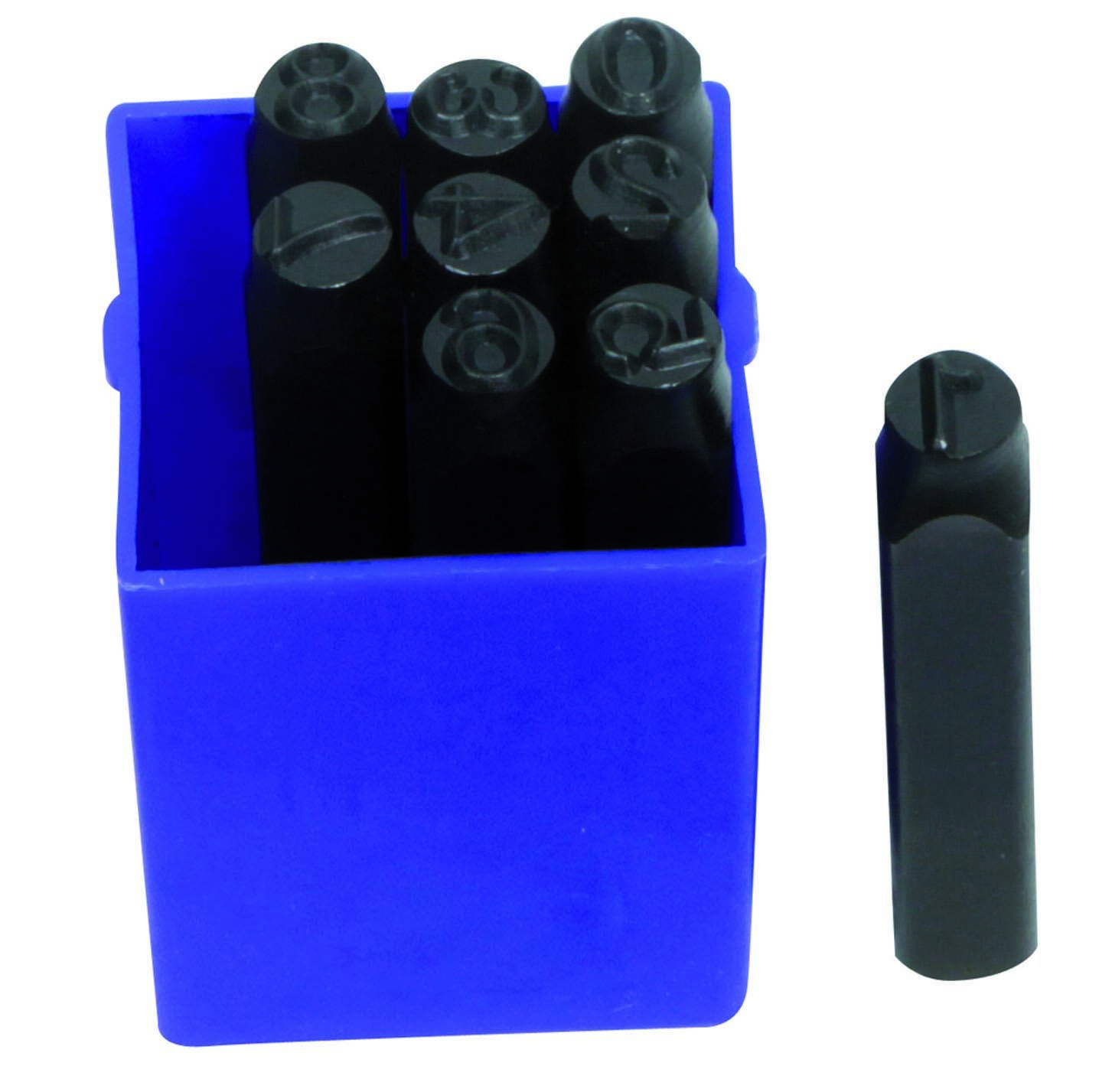 Coffret 9pcs chiffres à frapper DIN 8mm de 0 à 8 - EG 5033 - CLAS Equipements-0