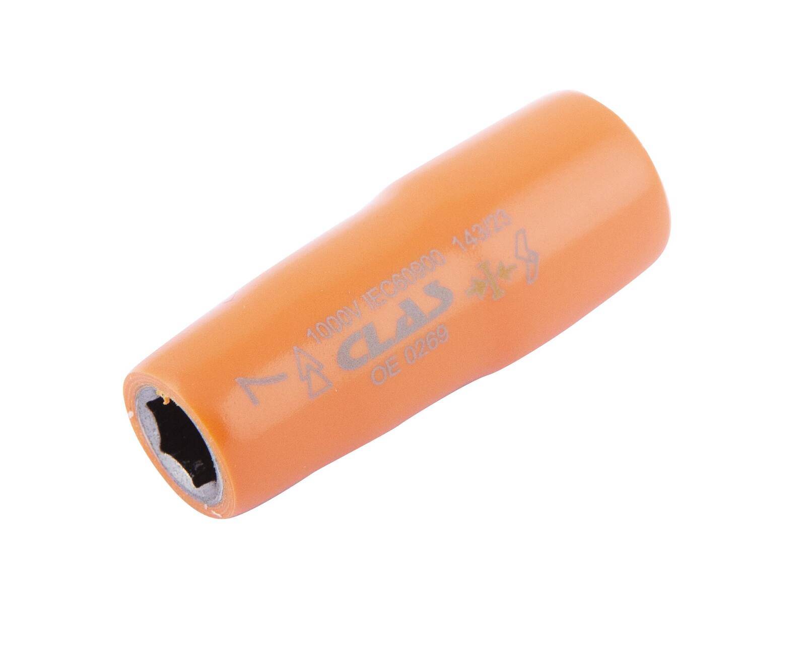Douille 6 pans femelle isolée 7mm 1/4'' 1000V VDE IEC 60900 CrV - OE 0269 - CLAS Equipements-0