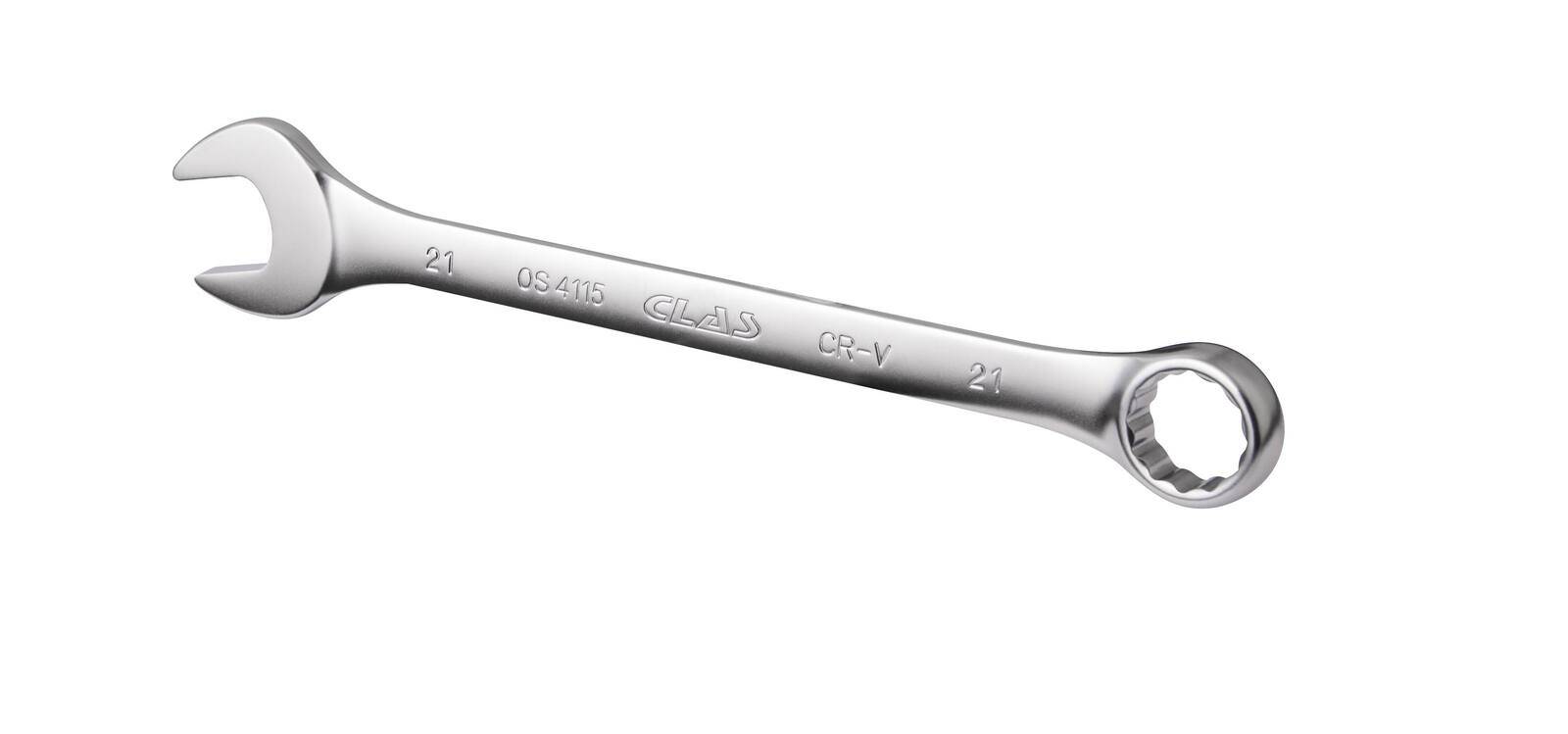 Clé mixte 21mm 12 pans CrV DIN ISO 3113 - OS 4115 - CLAS Equipements-0