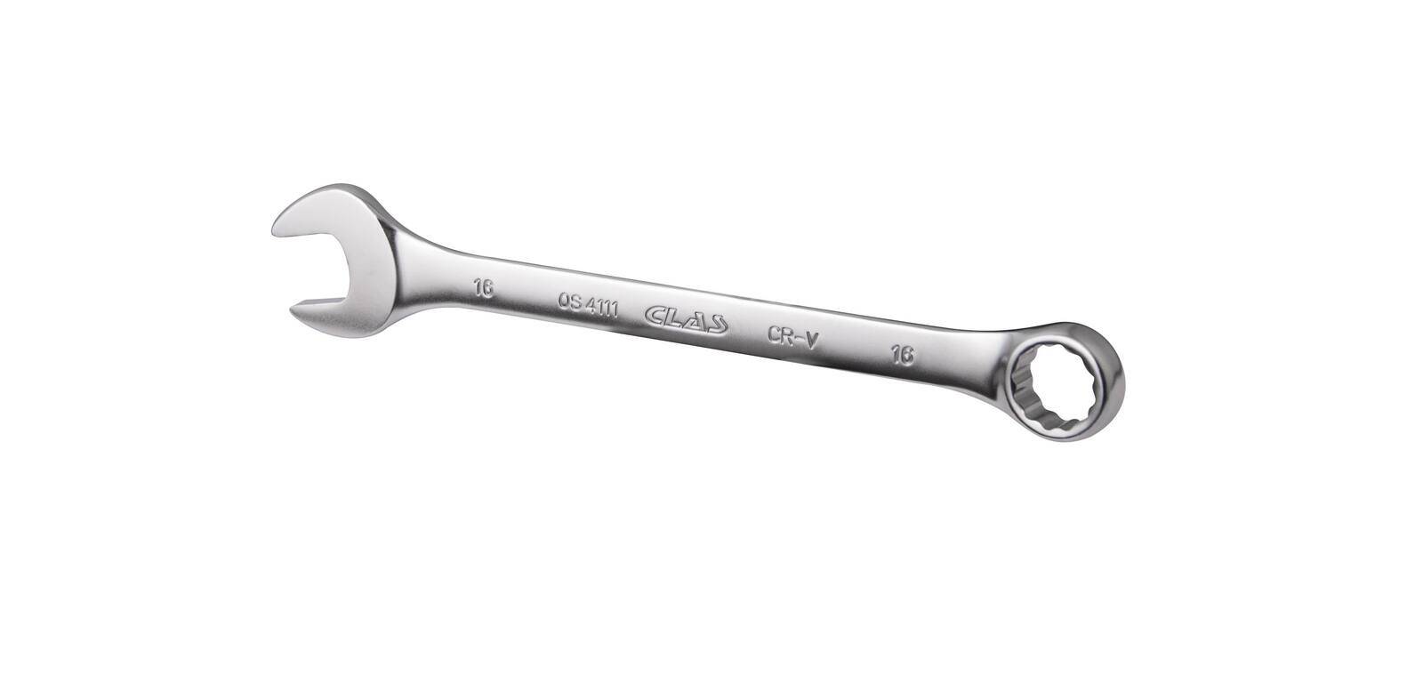 Clé mixte 16mm 12 pans CrV DIN ISO 3113 - OS 4111 - CLAS Equipements-0