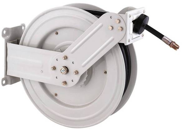Enrouleur air comprimé PL ø13mm 20M support acier - OP 1628 - CLAS Equipements