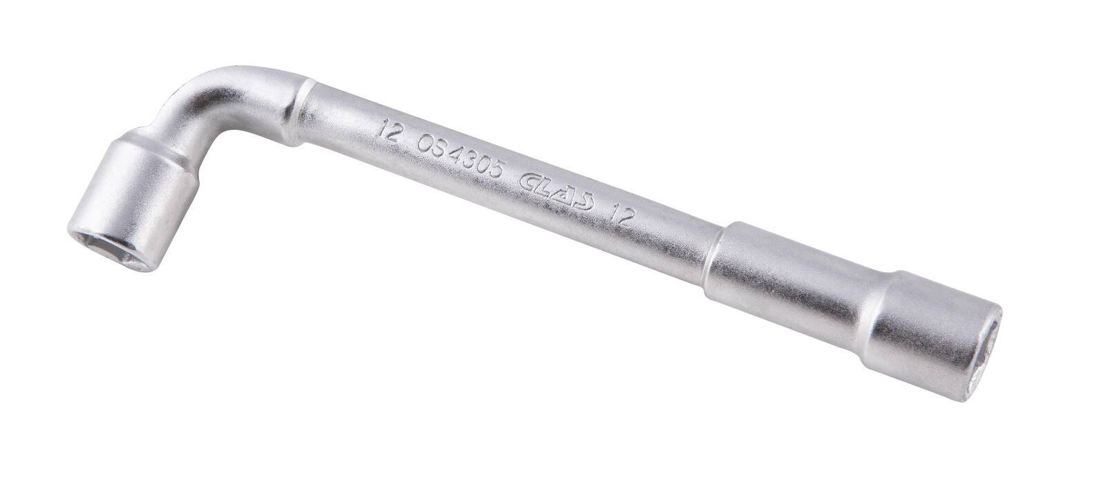 Clé à pipe 6 pans 12mm CrV - OS 4305 - CLAS Equipements-0