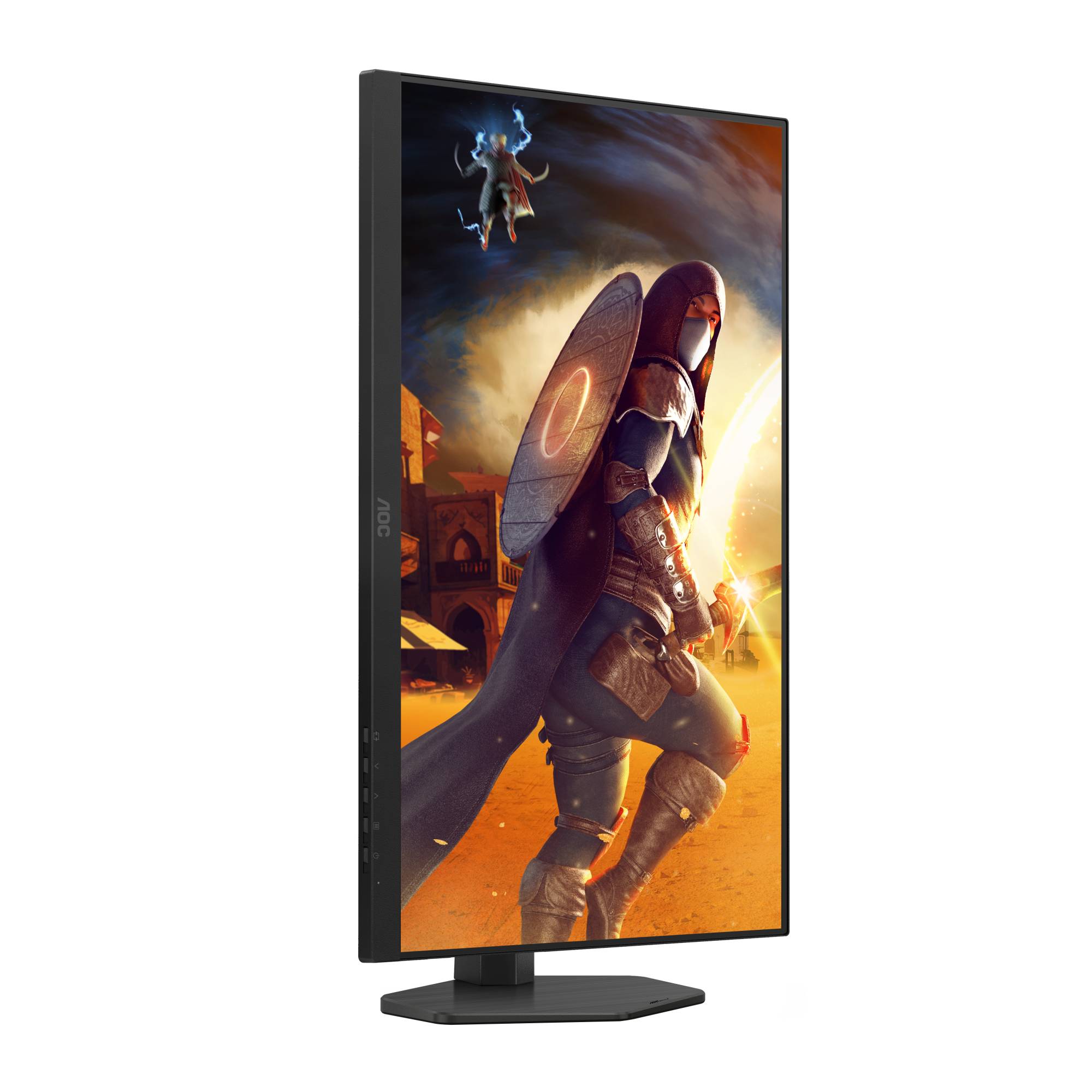 AOC U27G4R 27p Fast IPS Dual Frame Monitor UHD/FHD 160-320Hz 400cd/m2 0.5ms HDMI2.1x2 DP1.4 USB 3.1 Pivot-2
