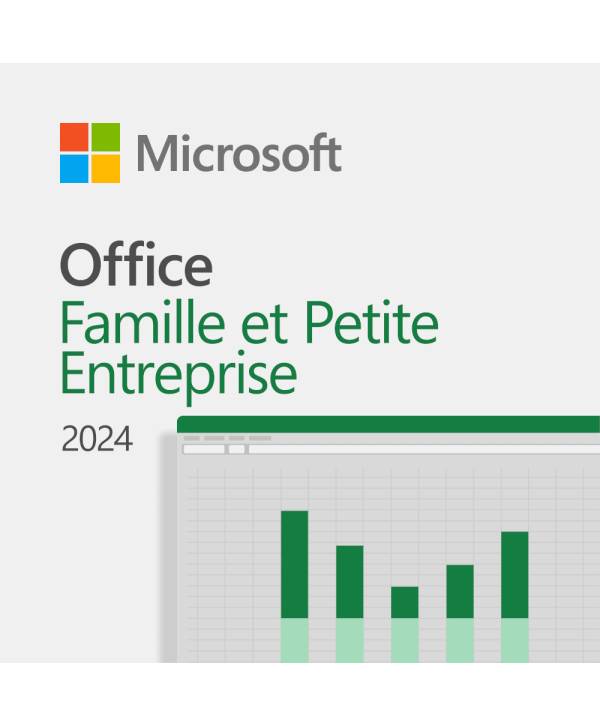 Microsoft Office 2024 Famille et Petite Entreprise (Home & Business) (clé "bind") - Licence à télécharger - Livraison ra-0