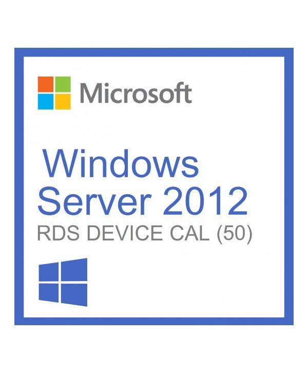 Microsoft Windows Server 2012 Remote Desktop Services (RDS) 50 device connections CAL - Clé licence à télécharger - Livr-0
