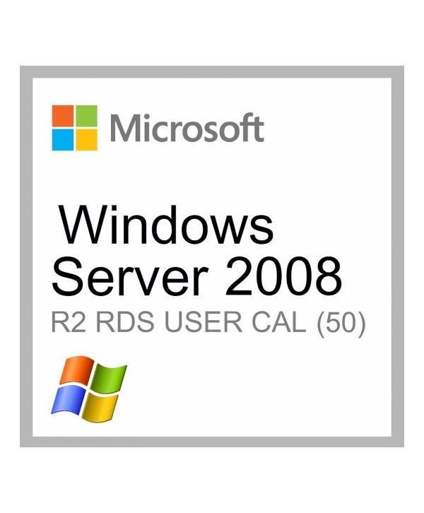 Microsoft Windows Server 2008 R2 Remote Desktop Services (RDS) 20 user connections CAL - Clé licence à télécharger - Liv