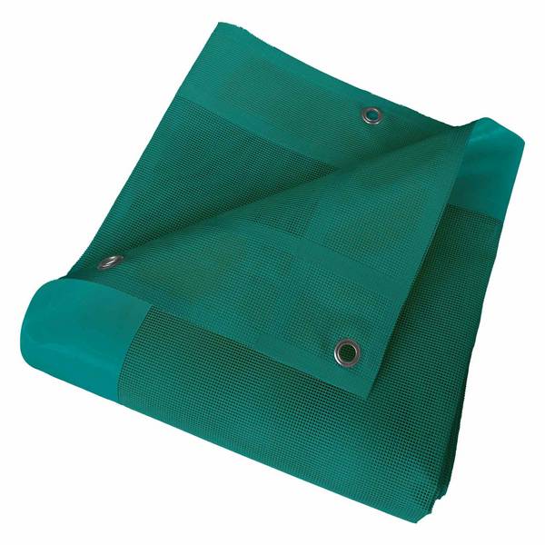 Bâche brise vue micro-perforée Tecplast mp460bv 4x5m - verte - garantie 5 ans