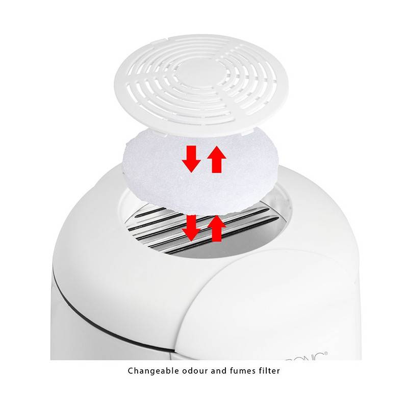 Friteuse et fondue pour 6 personnes 1L Clatronic FFR 2916 Blanc-4
