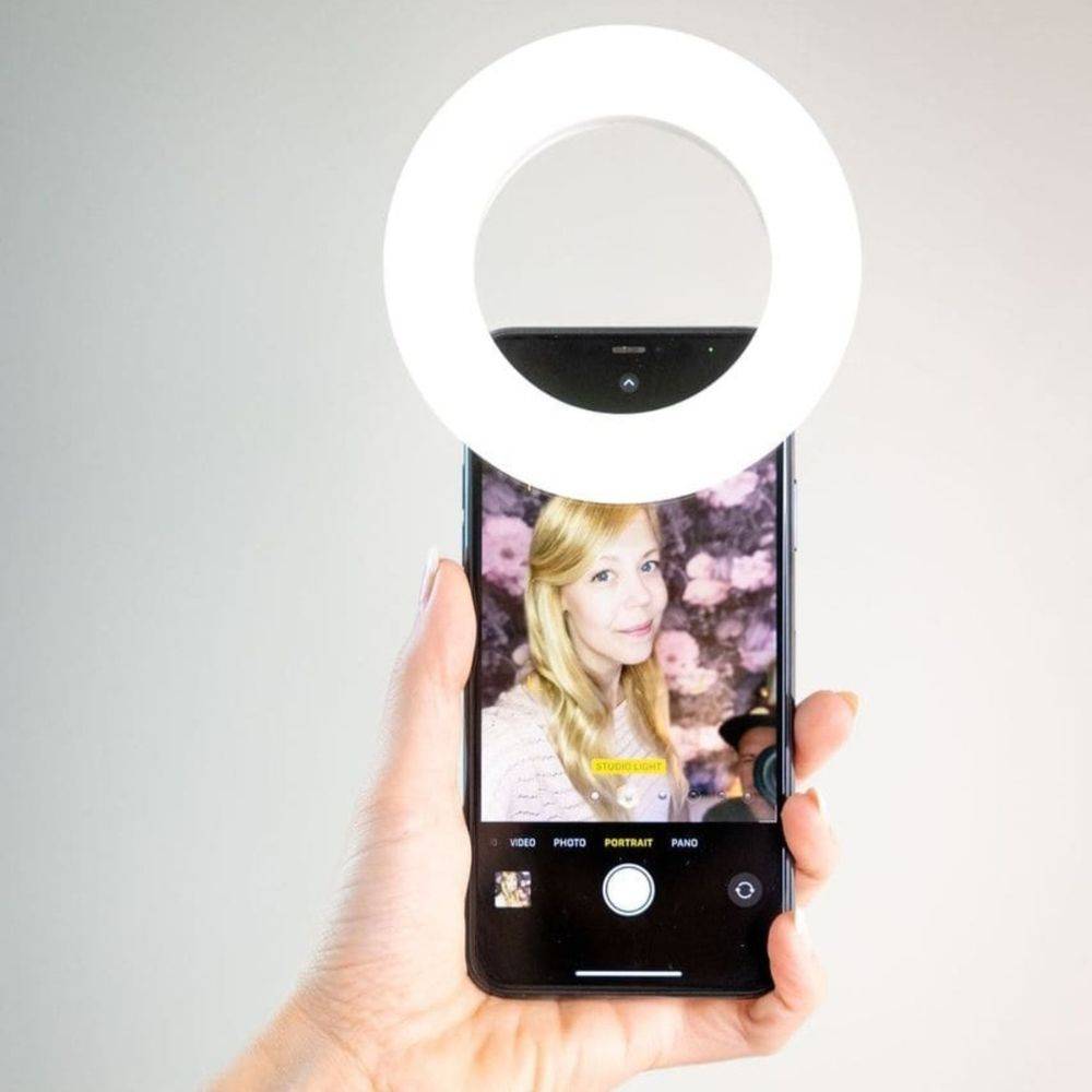 KODAK RM001 Ring Light Mini 4 pouces – 50LED, trépied/clamp, batterie intégrée 380mAh – Luminosité et température régla-2