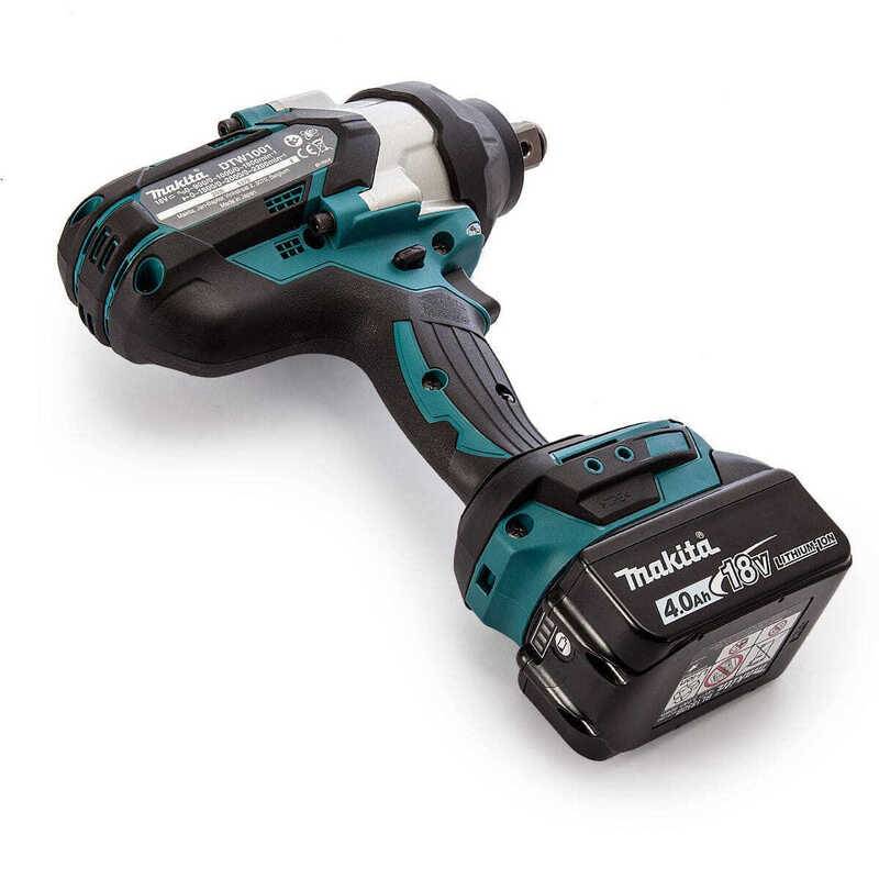Boulonneuse à chocs 18V LXT 1050Nm 34pouces -2×4,0 Ah-en coffret MAKPAC MAKITA DTW1001RMJ-2