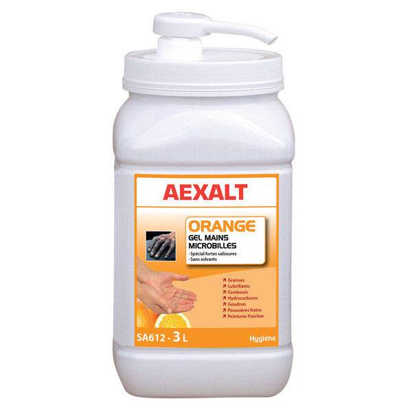 Gel mains microbilles spécial fortes salissures 3 L ORANGE - AEXALT-0