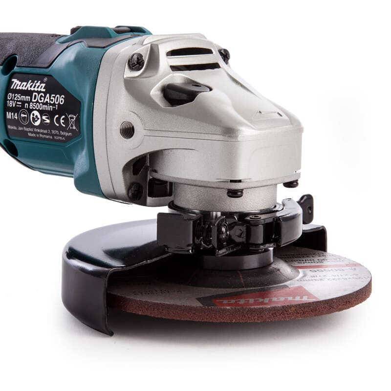 Meuleuse d'angle 18V diam125 mm -2x3,0 Ah- en MAKPAC - MAKITA DGA506RFJ-3
