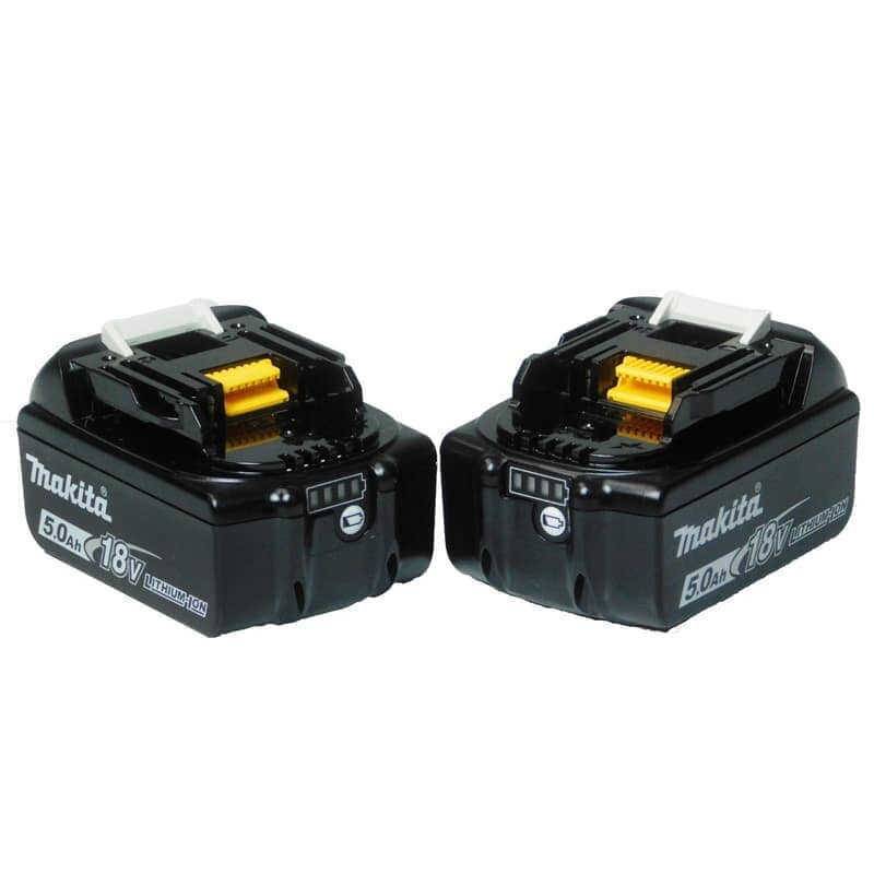 Pack 2 batteries 18V Li-Ion LXT -2x5,0 Ah- BL1850B - MAKITA 197288-2-2