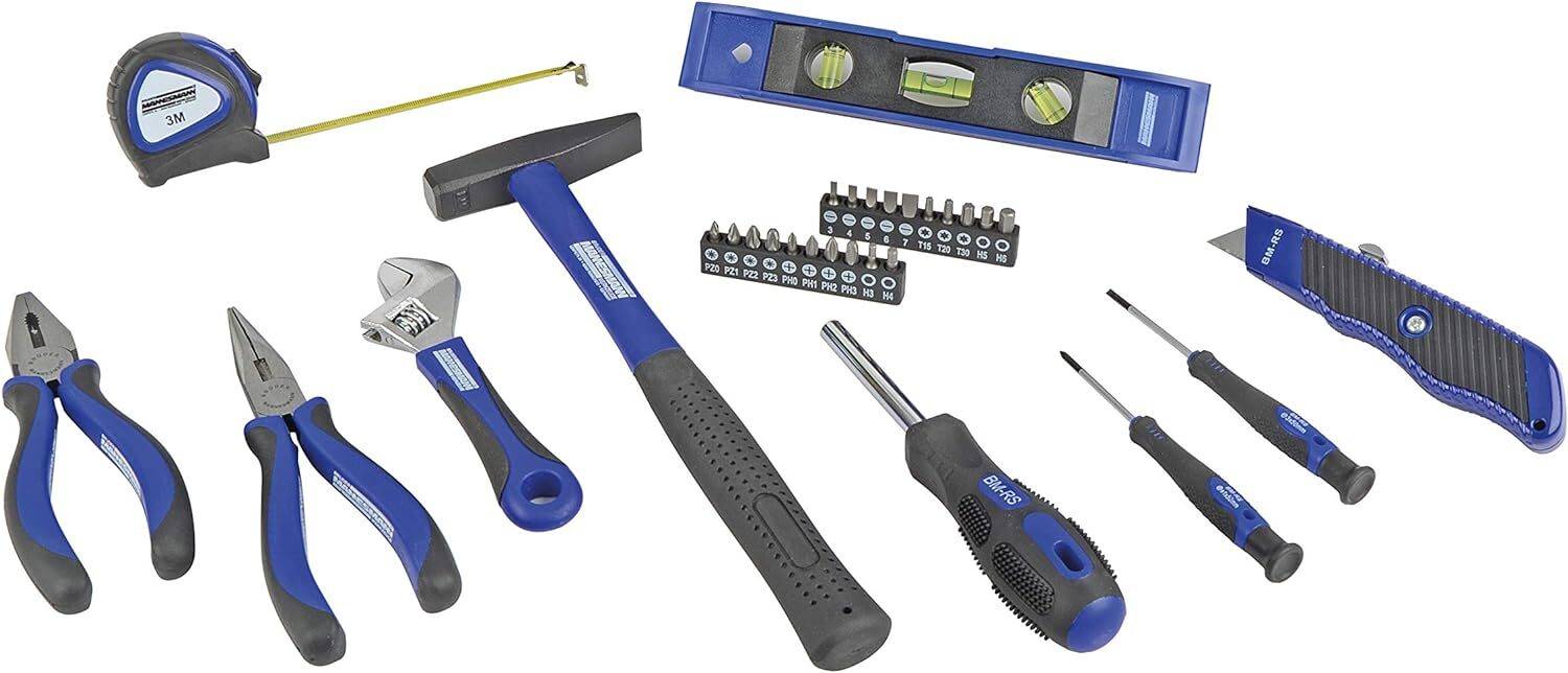 Sacoche à outils complète, 30 pièces - MANNESMAN - M29020-1