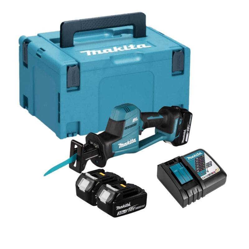 Scie sabre récipro 18V LXT -2x3,0 Ah- en coffret MAKPAC - MAKITA DJR189RFJ-0