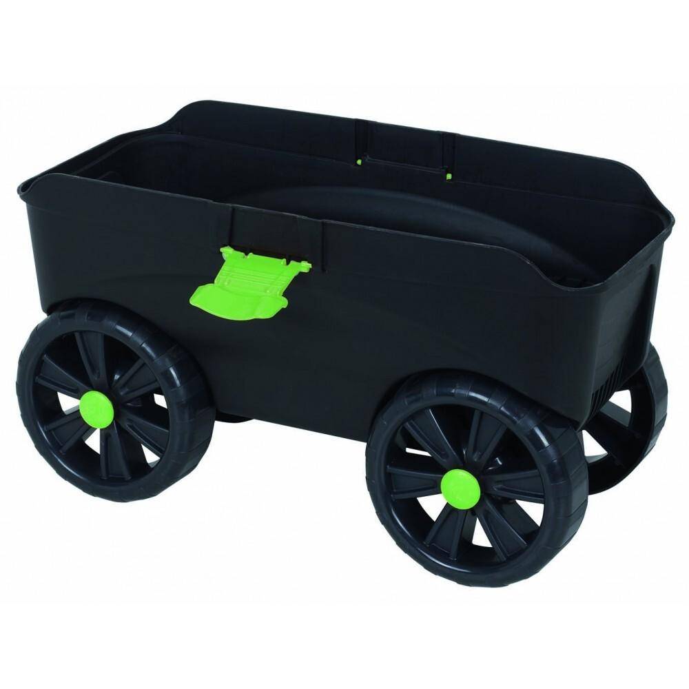 Banc et coffre agenouilloir 4 en 1 sur roues - RIBIMEX PRAGENP4R-1
