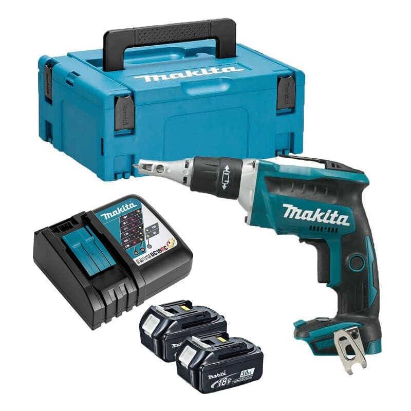 Visseuse à placo 18V LXT -2x3,0 Ah- en MAKPAC - MAKITA DFS452RFJ-0