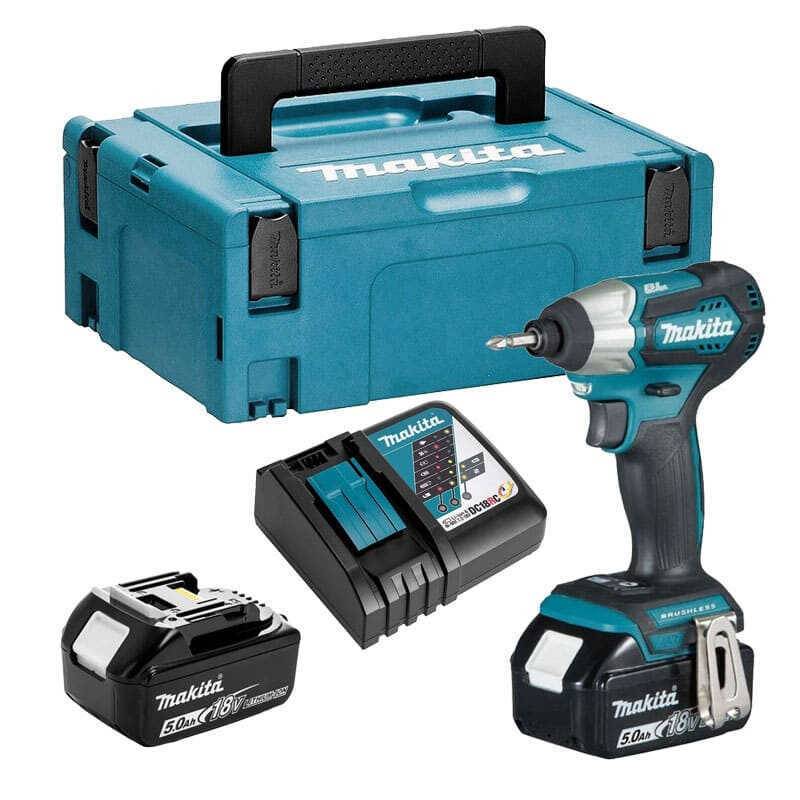 Visseuse à chocs 18V Li-Ion LXT 140Nm -2x5,0 Ah- en MAKPAC - MAKITA DTD155RTJ-0