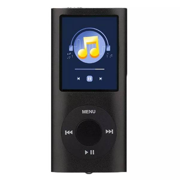 Lecteur MP4 Écran TFT 1.8 Pouces Radio FM E-Book Argenté Noir YONIS