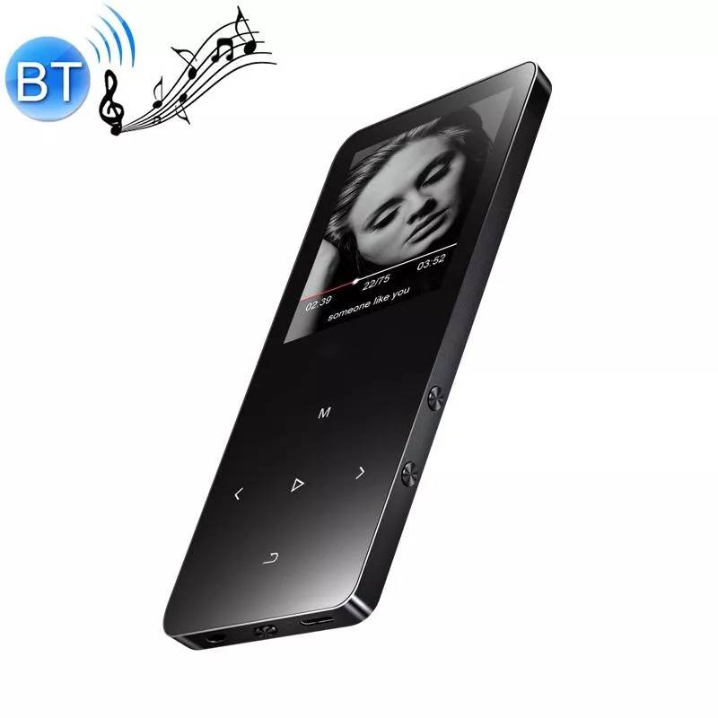 Lecteur MP4 Bluetooth HiFi Portable Écran Tactile 1.8 Pouces 8GB Metal Noir YONIS-0