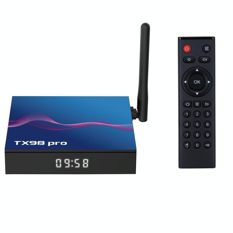 Box Android TV 4K UHD Smart Contrôle Remote 4GB RAM WiFi Dual Band YONIS-0